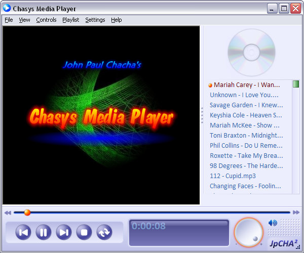 chasys media player screen shot